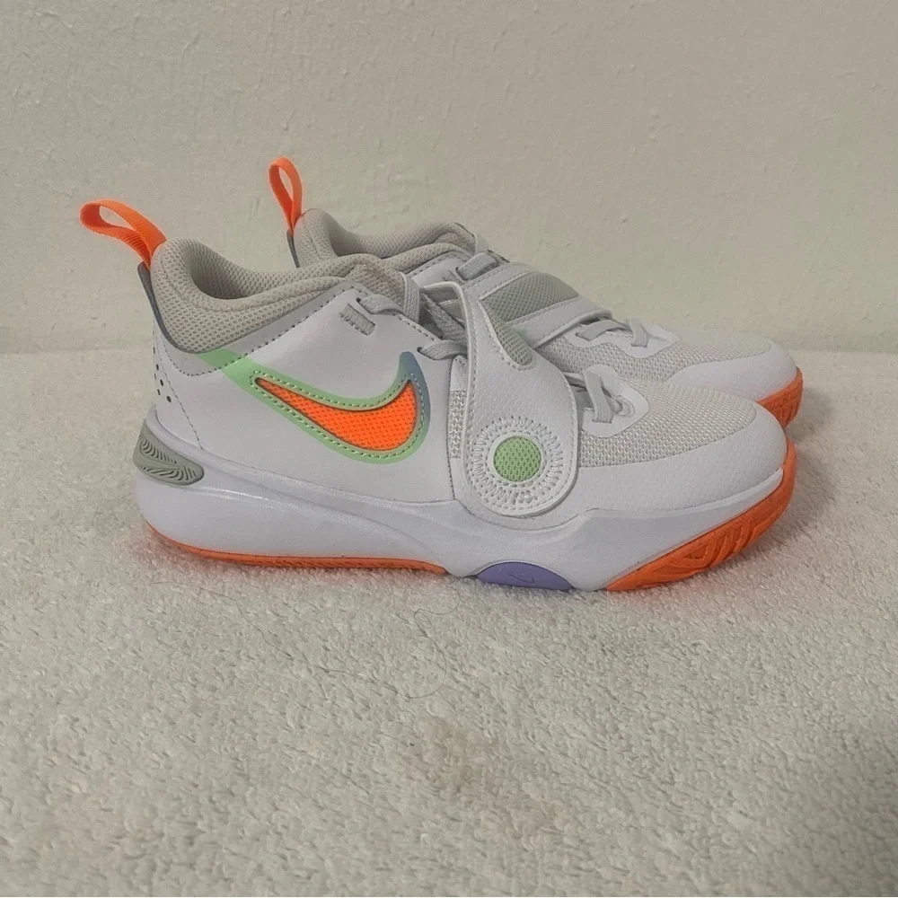 Nike Team Hustle D 11 PS [DV8994-103] Preschools Basketball Shoes 2Y White